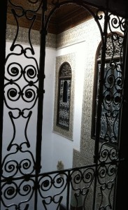 フェズ Riad Hala 壁面