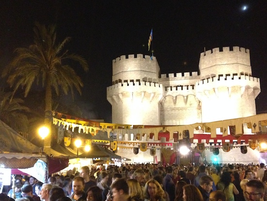 アラゴン王国のレコンキスタ、10月9日バレンシアの日のお祭り